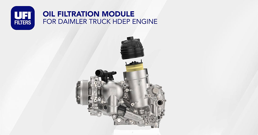 UFI为最新款戴姆勒卡车发动机之一提供尖端机油滤清器